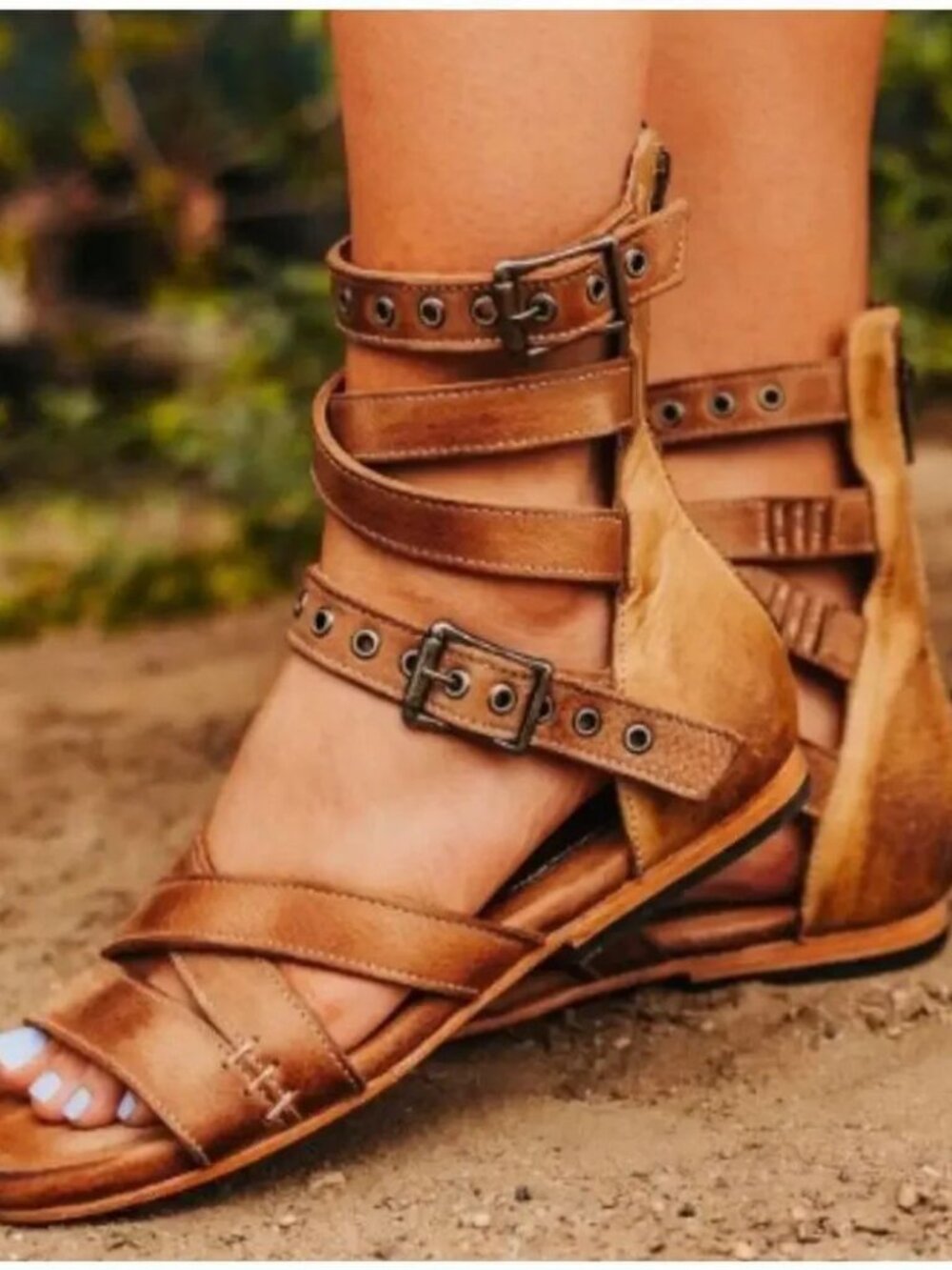 Freebird Sydney Strappy Gladiator Sandals Size 5